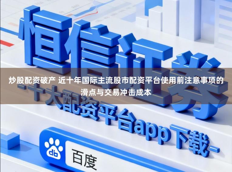 炒股配资破产 近十年国际主流股市配资平台使用前注意事项的滑点与交易冲击成本