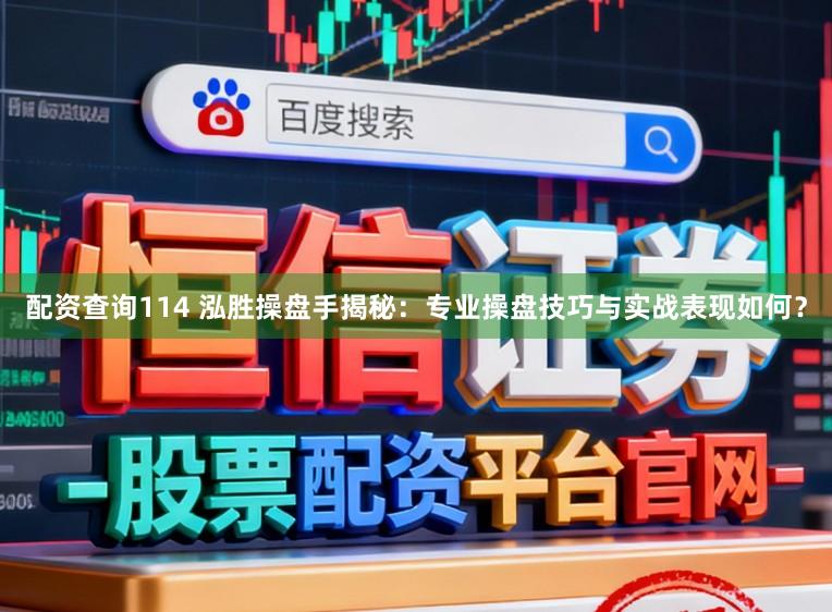 配资查询114 泓胜操盘手揭秘：专业操盘技巧与实战表现如何？