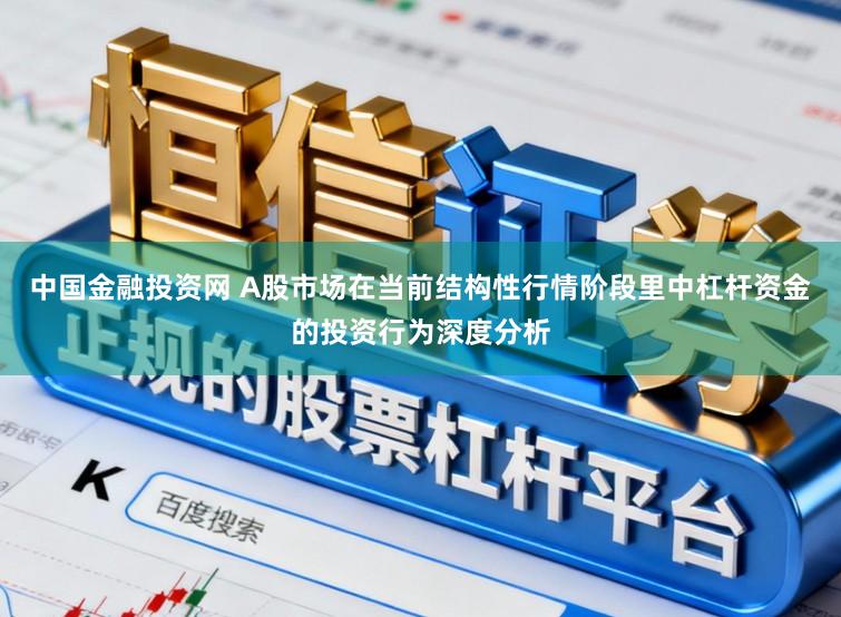 中国金融投资网 A股市场在当前结构性行情阶段里中杠杆资金的投资行为深度分析